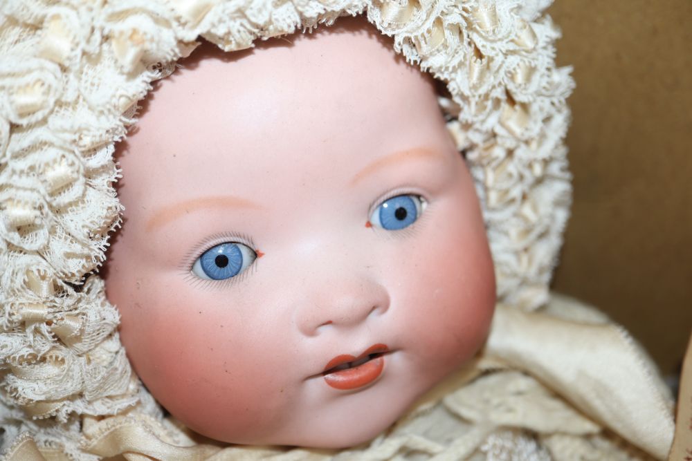A bisque headed Armand Marseille doll